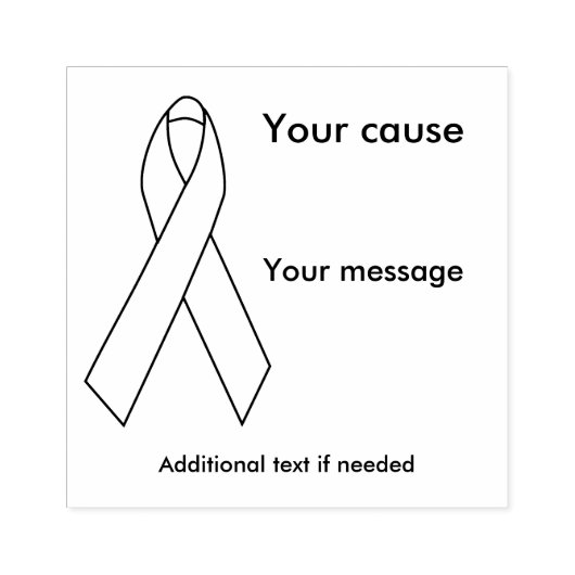 bewustzijnslint rubberstempel (Afrduk)