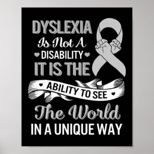Bewustzijnsvermogen Zie Wereld Uniek Niet Invalidi Poster