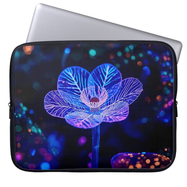 Beyond Blaque Light 15' Laptop Sleeve (Voorkant)