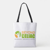 Beyond Celiac Summer Otter Canvas tas (Achterkant)