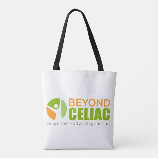 Beyond Celiac Summer Otter Canvas tas (Achterkant)