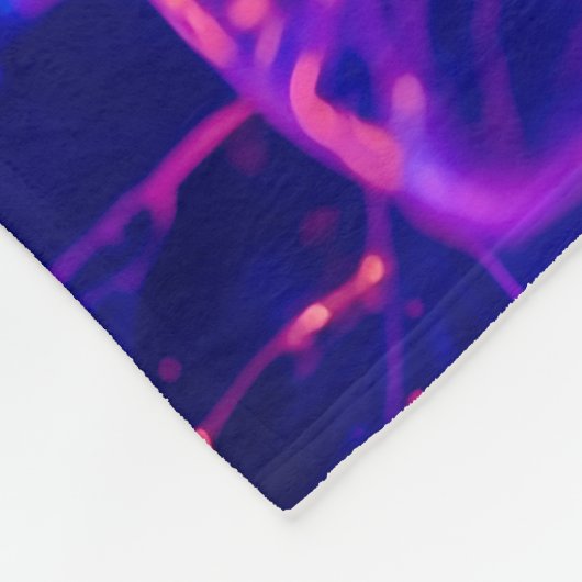 Beyond Frosted Glass Bloom Fleece Deken (Hoek)