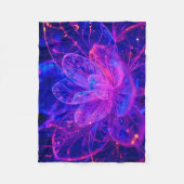 Beyond Frosted Glass Bloom Fleece Deken (Voorkant)