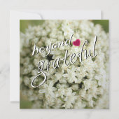 Beyond Grateful Flat bedankkaarten Bedankkaart (Voorkant)