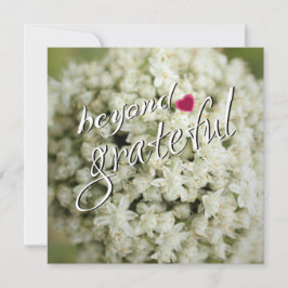 Beyond Grateful Flat bedankkaarten Bedankkaart