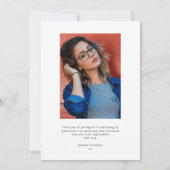 Beyond Grateful Photo Afstuderen Dank u kaart (Achterkant)