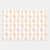 Beyond Schattig: Giraffe Love Gift Wrap Inpakpapier Vel (Voorkant)
