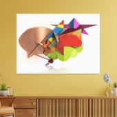 Beyond the Clouds Canvas Afdruk (Insitu (Woonkamer))