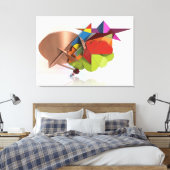 Beyond the Clouds Canvas Afdruk (Insitu (Slaapkamer))