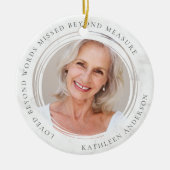 Beyond Words Gemist Beyond Measure Photo Keramisch Ornament (Voorkant)