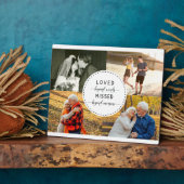 Beyond Words Sand Herembrance White Photo Fotoplaat (Zijkant)