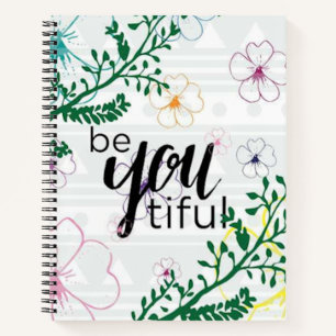 BeYouful Floral Pattern Notitieboek