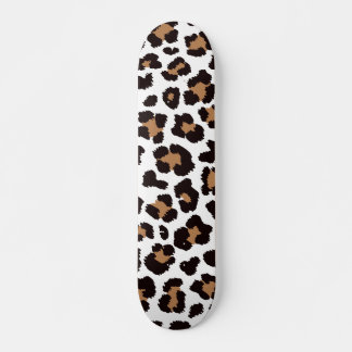 Bezaubernd Elegante Natürliche Leoparden Muster    Skateboard