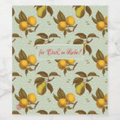 bezaubernde Gartenfrüchte   Wijn Etiket (Enkel label)