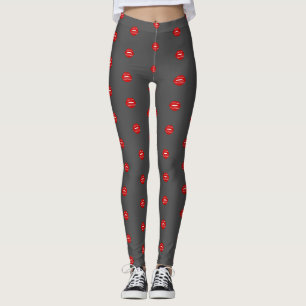 bezegeld met een kus liefdescitaten leggings