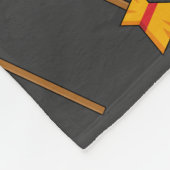 bezem fleece deken (Hoek)