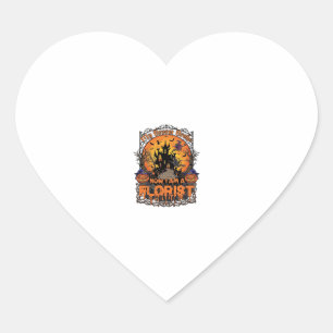 Bezem Gebroken Bloemist Halloween Heks Pompoen Spo Hart Sticker