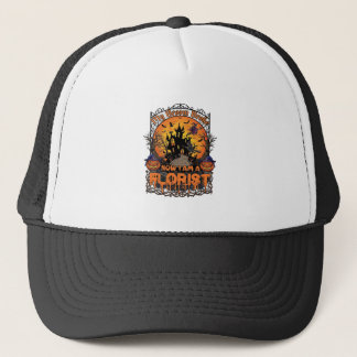Bezem Gebroken Bloemist Halloween Heks Pompoen Spo Trucker Pet