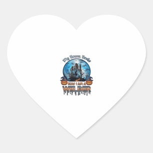 Bezem Gebroken Lasser Heks Fabriek Pompoenen Hallo Hart Sticker