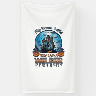 Bezem Gebroken Lasser Heks Fabriek Pompoenen Hallo Spandoek