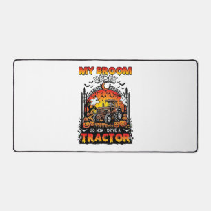Bezem Gebroken Tractor Halloween Heks Geesten_1 Bureaumat
