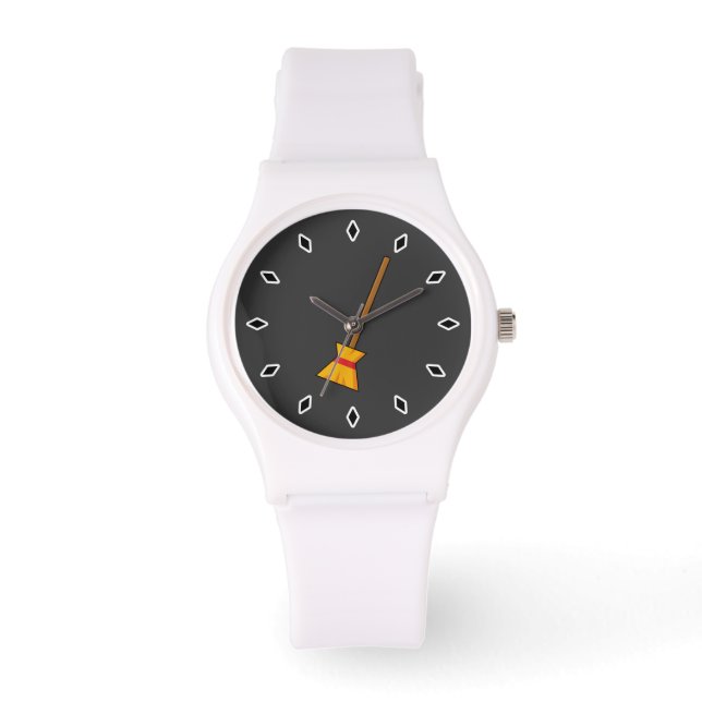 bezem horloge (Voorkant)