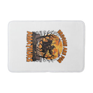 Bezem Is Amateurs Halloween Heksen Paard Maan Gra Badmat