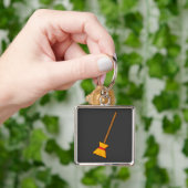 bezem sleutelhanger (Hand)