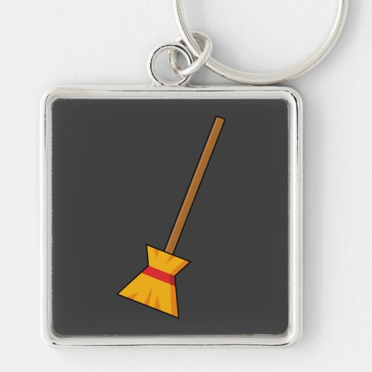 bezem sleutelhanger (Voorkant)