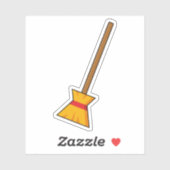 bezem sticker (Vel)