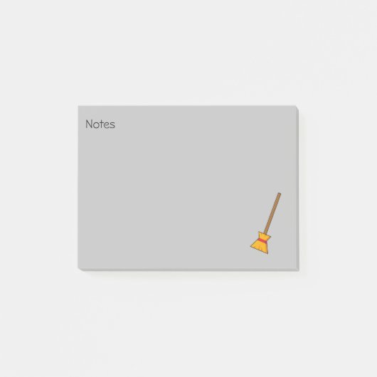 bezem | Tekst toevoegen Post-it® Notes (Voorkant)