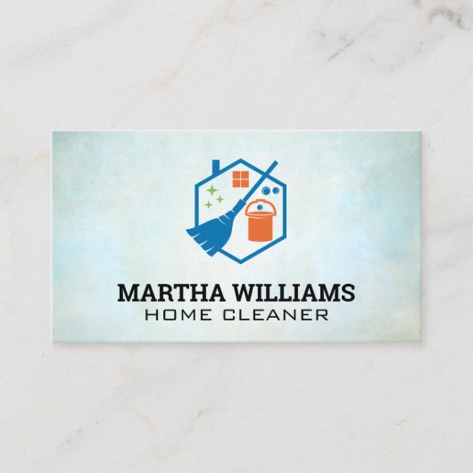 bezemememmer | Reinigingsgereedschap Visitekaartje (Voorkant)