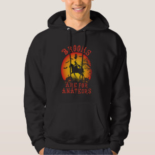 Bezems zijn voor amateurs paardrijden heks Hallowe Hoodie