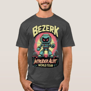 Bezerk Intruder Alert Wereldtour Retro Arcade T-shirt