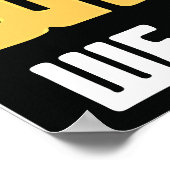 Bezet de wandstraat, we zijn het poster van 99 pro (Hoek)