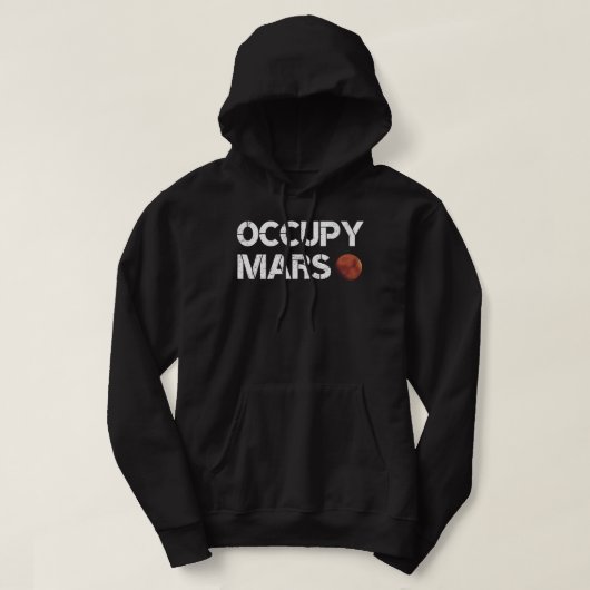 Bezet Mars Hoodie (Design voorkant)