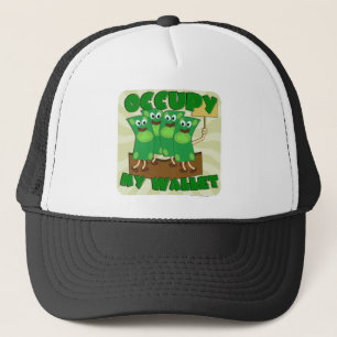 Bezet mijn portemonnee grappig ontwerp van de Topi Trucker Pet
