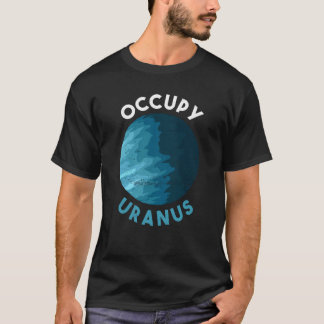 Bezet Uranus Uranus Planeet Ruimte T-shirt