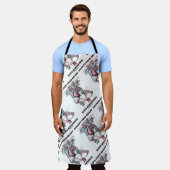 Bezet uw hart met geluk Anatomische Humor Schort (Gedragen)