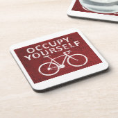 Bezet uzelf bier onderzetter (Linkerzijde)