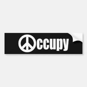 Bezet Wall Street Bumpersticker