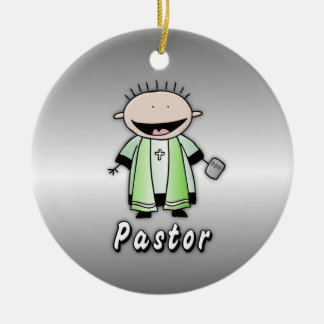 Bezettingspredikant Religieuze Clergy Persoonlijk Keramisch Ornament