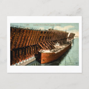 Bezienswaardigheden in Duluth-Superior Harbour Feestdagenkaart