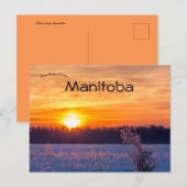 Bezienswaardigheden in Lake Audy Manitoba Briefkaart (Voorkant / Achterkant)