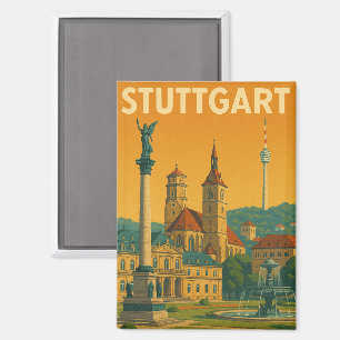  bezienswaardigheden Stuttgart Duitsland Magneet