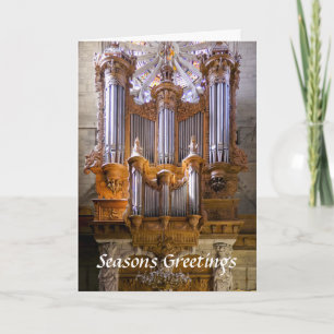 Béziers kathedraal orgel kerstkaart feestdagen kaart