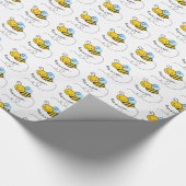 Bezig als bijen cadeaupapier (Hoek)