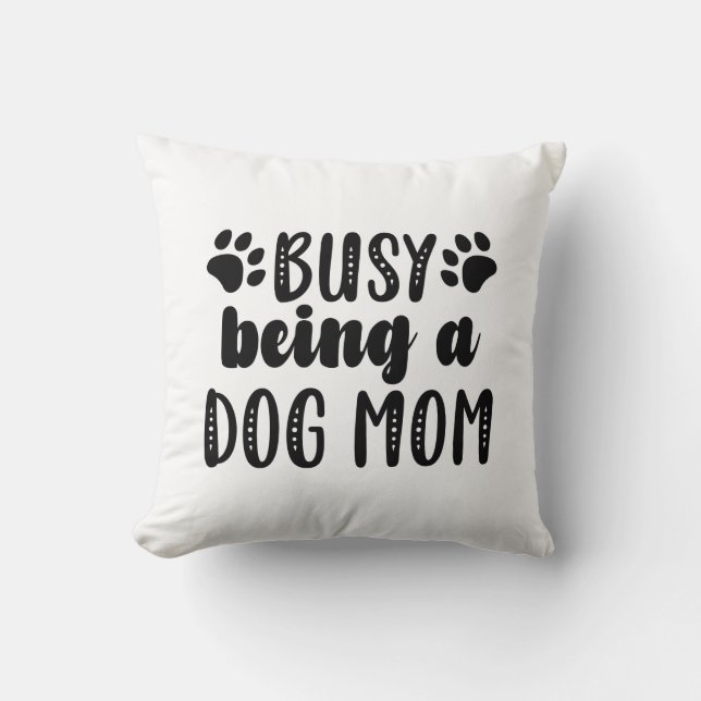 Bezig als een hond mama kussen (Voorkant)