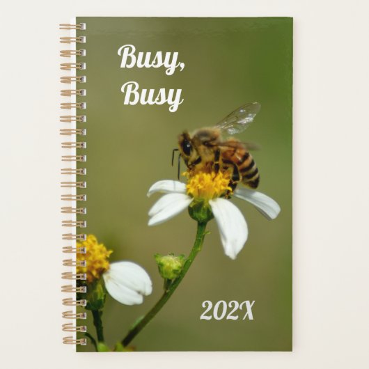 Bezig als honingbijen planner (Voorkant)