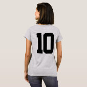 Bezig Baller Moeder Shirt - Aangepast Sport Cadeau (Achterkant volledig)